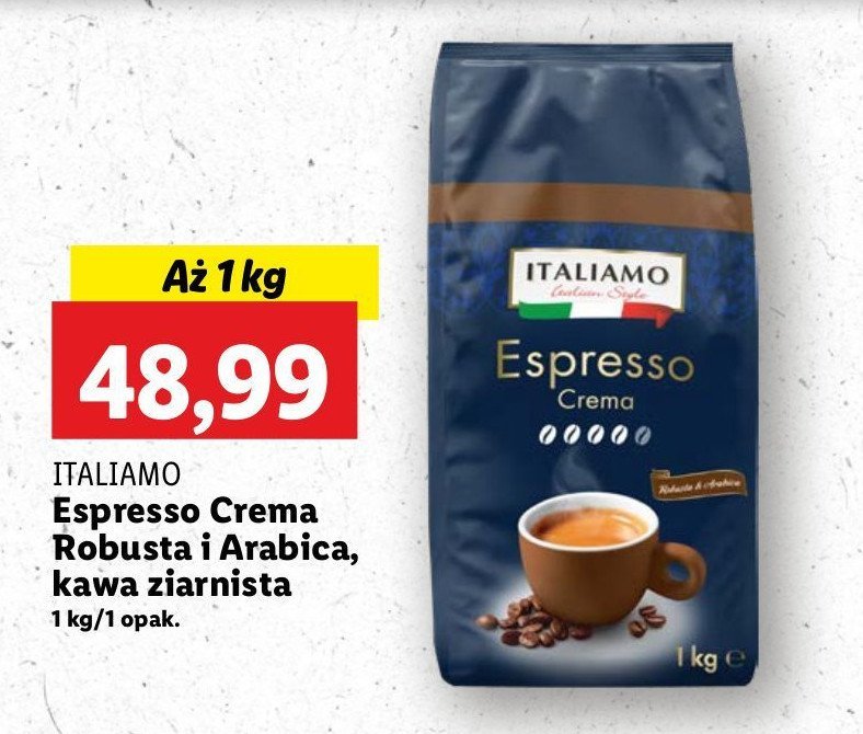 Kawa 100% arabica Italiamo promocja