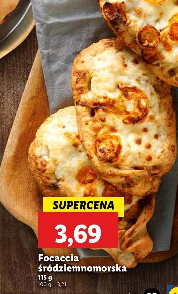 Focaccia śródziemnomorska promocja w Lidl