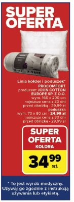 Kołdra procomfort 160 x 200 cm John cotton promocja