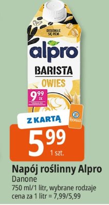 Napój roślinny Alpro Barista owies promocja w Leclerc