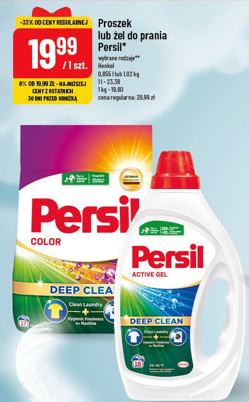 Żel do prania Persil active gel promocja