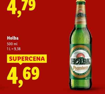 Piwo Holba 500 ml promocja w Lidl