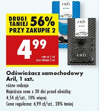 Odświeżacz samochodowy ocean Aril car promocja