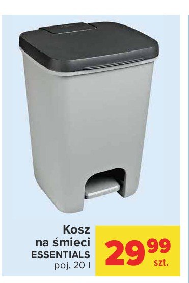 Kosz na 艣mieci essentials 20 l promocja