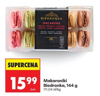 Makaroniki Biedronka, 144 g promocja w Biedronka