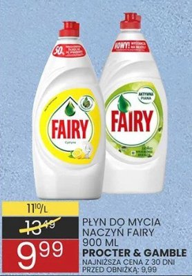 Płyn do mycia naczyń FAIRY 900 ml różne rodzaje PROCTER & GAMBLE promocja w Wafelek