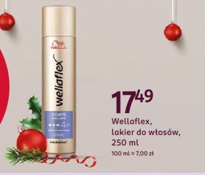 Lakier Wellaflex do włosów, 250 ml promocja w Rossmann