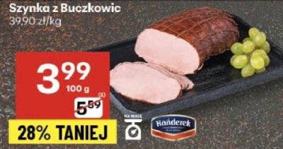 Szynka z Buczkowic promocja w Delikatesy Centrum