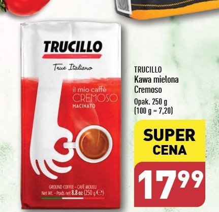 Kawa Trucillo cremoso promocja