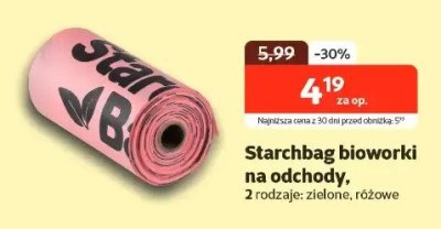 Bioworki na odchody, 2 rodzaje: zielone, różowe promocja w KAKADU
