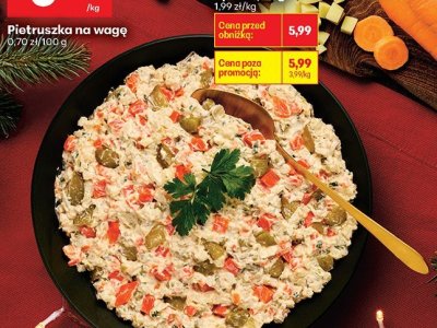 Sałatka Pietruszka na wagę promocja w Biedronka
