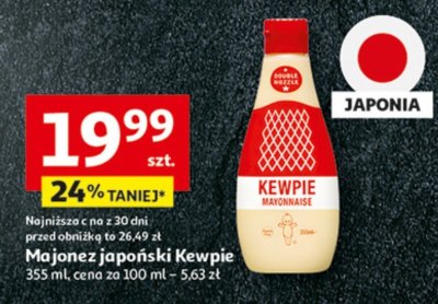 Majonez japoński Kewpie promocja w Auchan