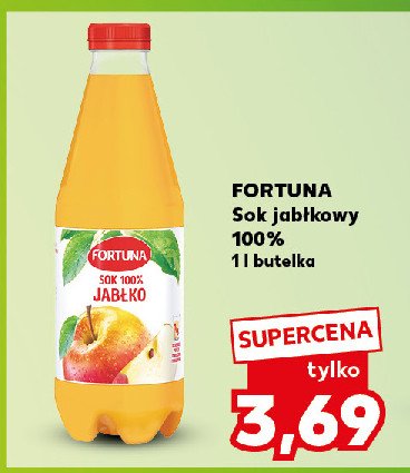 Sok 100% jabłkowy Fortuna promocja