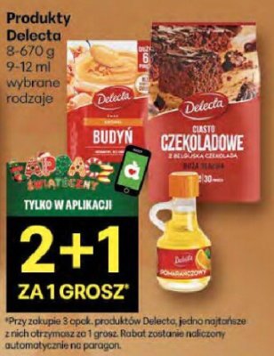 Produkty Delecta wybrane rodzaje promocja w Delikatesy Centrum