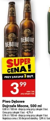 Piwo Dębowe Dojrzałe Mocne 500ml promocja w Twój Market