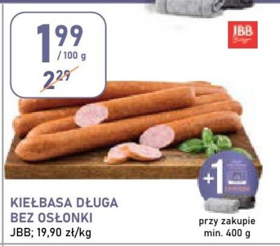 Kiełbasa długa bez osłonki promocja w Stokrotka