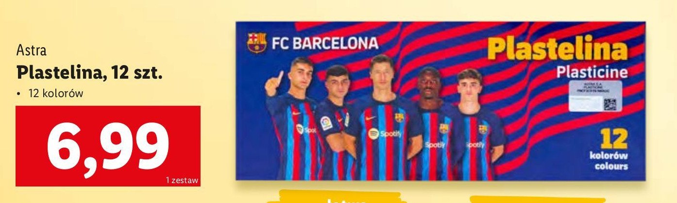 Plastelina fc barcelona promocja