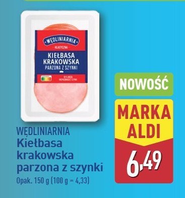 Kie艂basa krakowska parzona z szynki W臋dliniarnia classic promocja