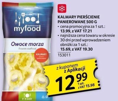 Kalmary pierścienie panierowane MY FOOD promocja w Selgros