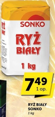 Ryż biały Sonko promocja w Euro Sklep