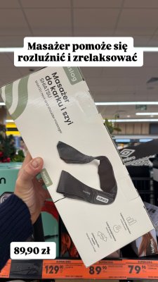 Masażer do dokładku szyi Huslog promocja w Biedronka