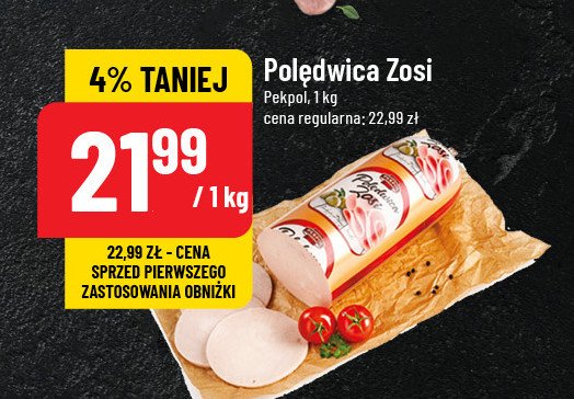 Polędwica zosi Pekpol promocja