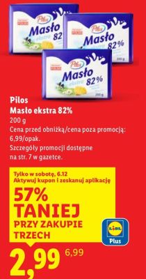 Masło ekstra 82% promocja w Lidl