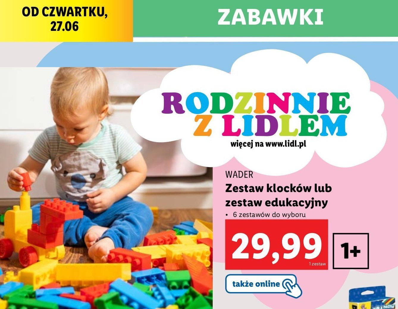 Zestaw klocków Wader promocja