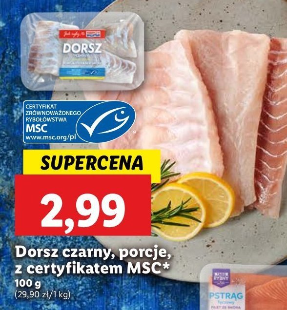 Filet z dorsza czarnego bez skóry Abramczyk promocja