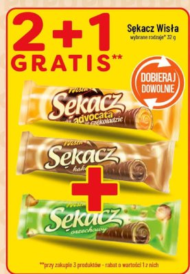 Baton Sękacz Wisła wybrane rodzaje promocja w POLOmarket