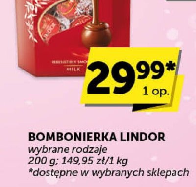 Bombonierka Lindor promocja w Euro Sklep