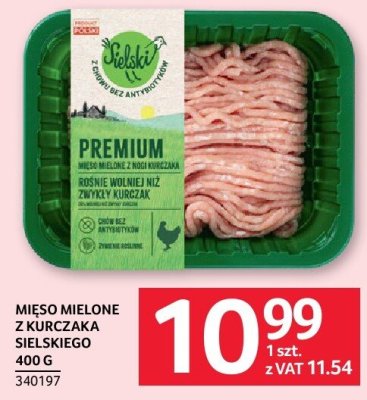 Mięso mielone z kurczaka Sielskiego 400 g promocja w Selgros