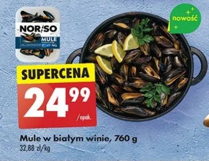 Mule w białym winie Norso promocja