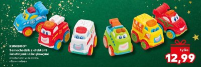 Samochodzik KUNIBOO z efektami świetlnymi i dźwiękowymi promocja w Kaufland