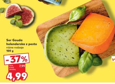 Ser Gouda holenderska z pesto różne rodzaje promocja w Kaufland
