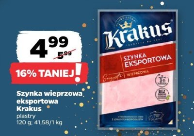 Szynka wieprzowa, eksportowa Krakus promocja w Netto