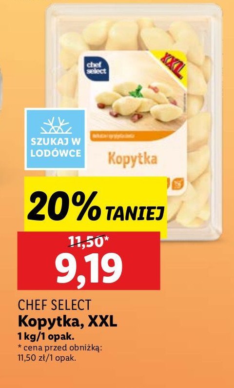 Kopytka Chef select promocja