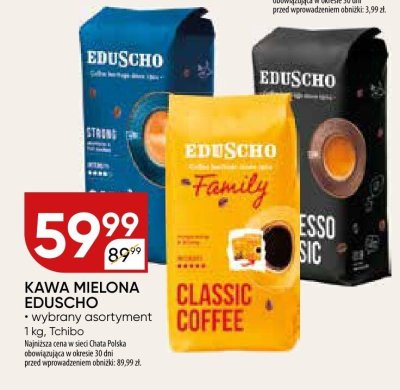 Kawa mielona Eduscho Tchibo promocja w Chata Polska