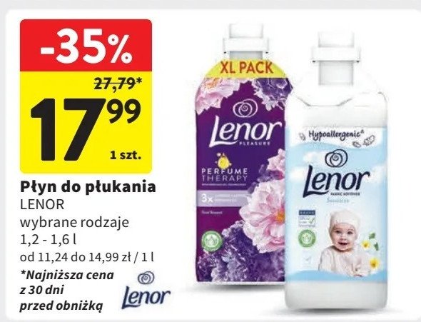 Płyn do płukania floral bouquet Lenor parfumelle promocja