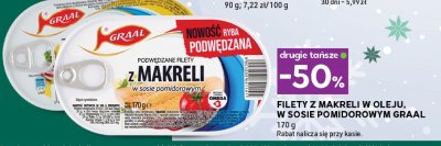 Filety z makreli w oleju Graal promocja w Stokrotka