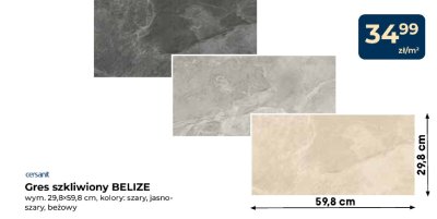 Gres szkliwiony BELIZE Cersanit promocja w PSB Mrówka