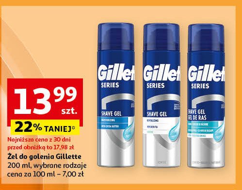 Żel do golenia protection Gillette series promocja