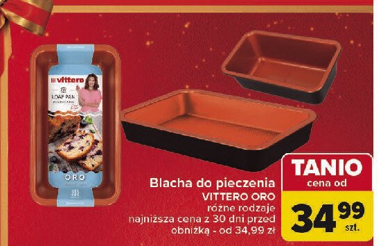 Blacha do pieczenia oro Vittero promocja w Carrefour