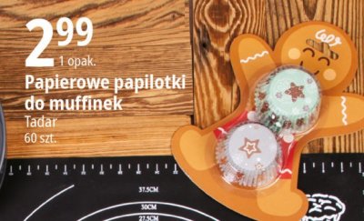 Foremki papierowe do muffinek Tadar promocja