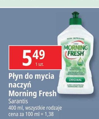 Płyn do naczyń original Morning fresh promocja