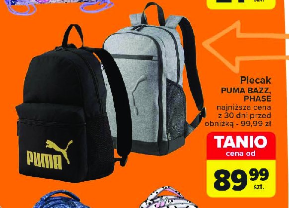 Plecak bazz Puma promocja