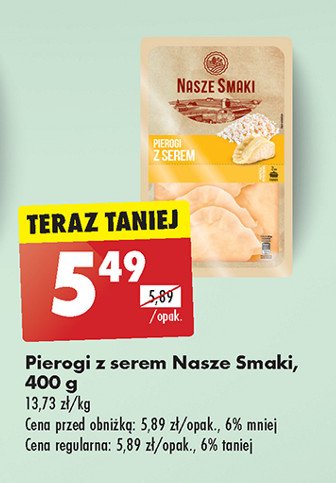 Pierogi z serem Nasze smaki promocja