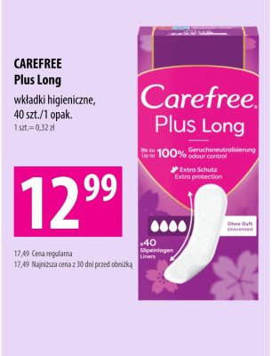 Wkładki Plus Long higieniczne promocja w Hebe