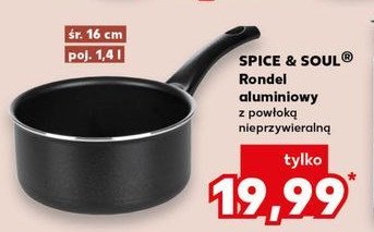 Rondel aluminiowy 1.4 l Spice&soul promocja