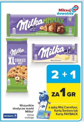 Czekolada MILKA różne rodzaje promocja w Carrefour